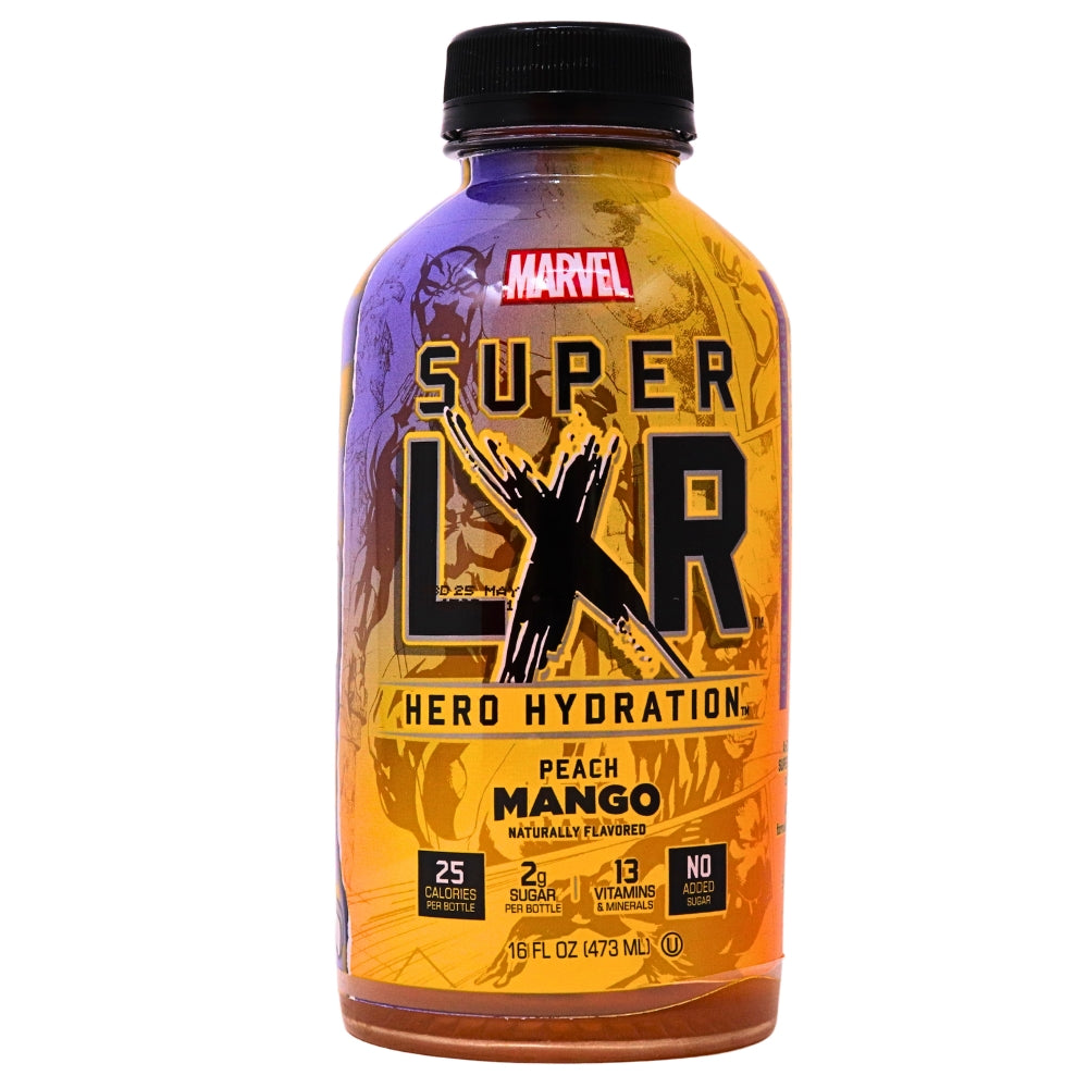 Arizona Marvel Super LXR Hero Hydration Peach Mango - 16oz
