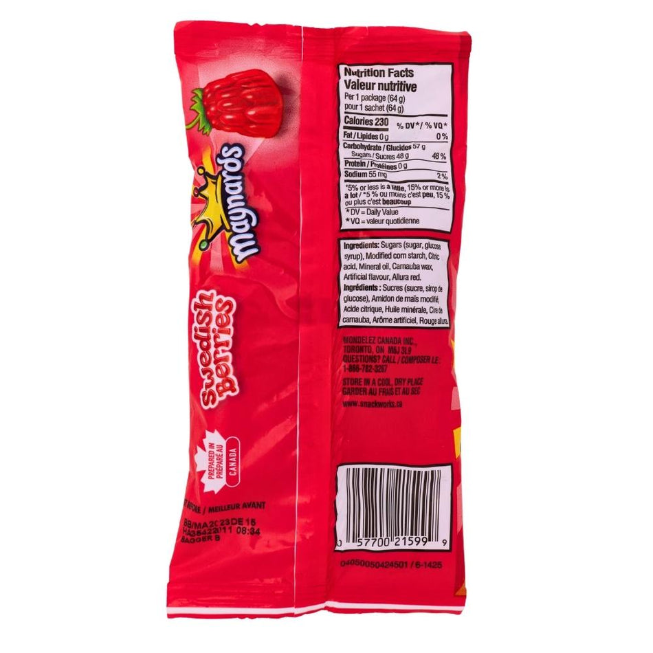 Maynards Swedish Berries - 64g Nutrition Facts Ingredients, Maynards Swedish Berries, Berrylicious adventure, Burst of fruity joy, Chewy candies, Nordic sweetness, Vibrant red candies, Berry-filled meadows, Authentic taste, Snack-time companion, Berry bonanza, maynards, maynards candy, maynards gummies