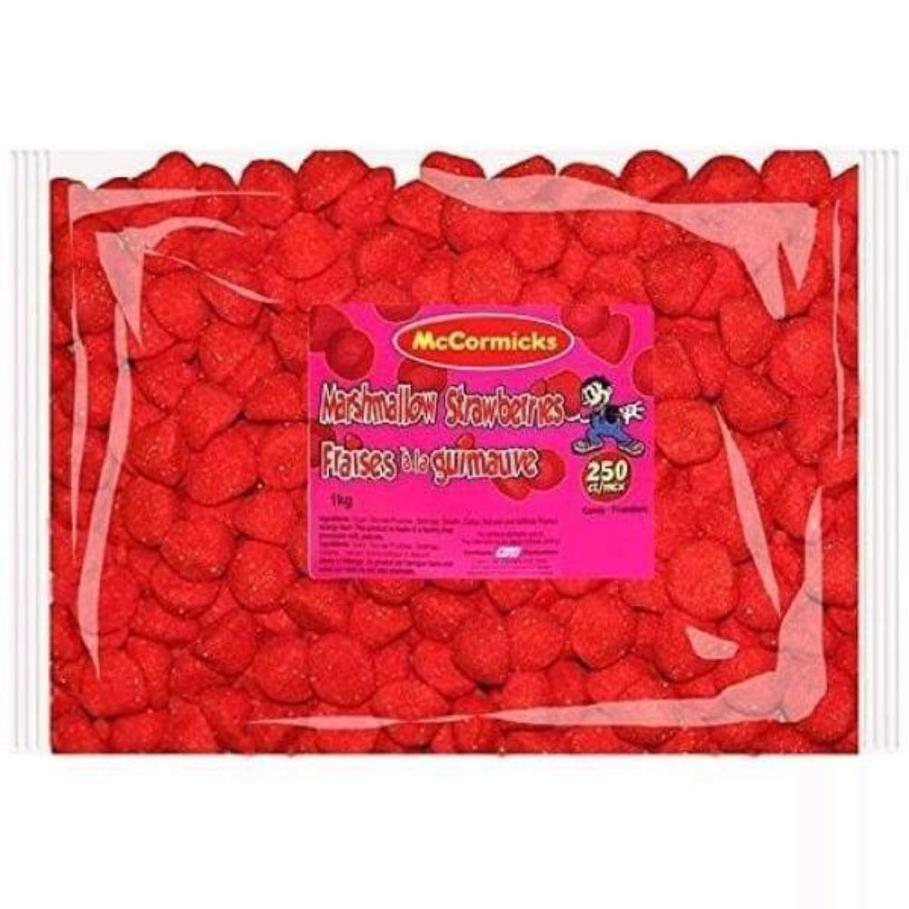 McCormicks Marshmallow Strawberries Candy - 800 g Nutrition Facts Ingredients