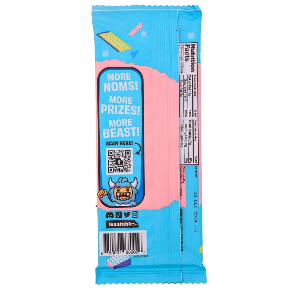 Mr Beast Original Chocolate - 60g Nutrition Facts Ingredients -Mr Beast Chocolate - Feastables - Mr Beast Feastables 