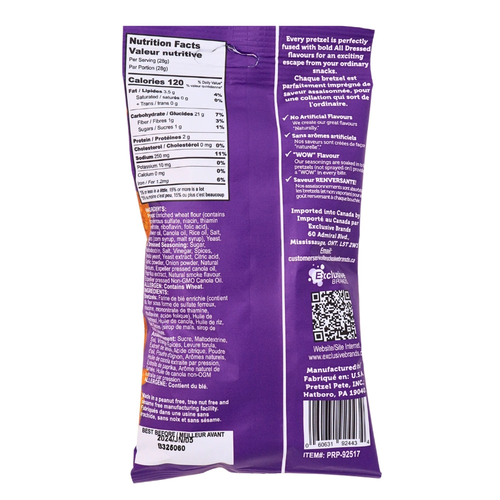 Pretzel Pzazz All Dressed - 56g | Candy Funhouse US