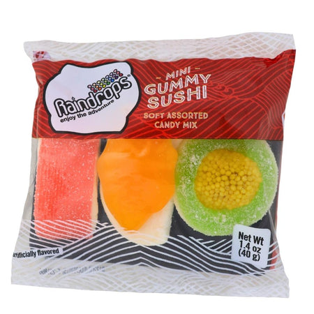 Raindrops Mini Gummy Sushi (3 pieces) - 40g