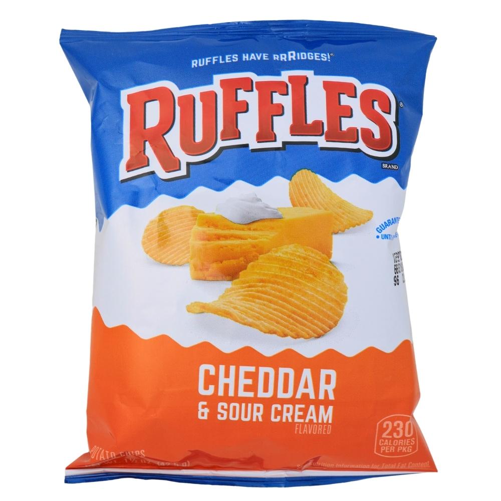 Ruffles Cheddar and Sour Cream - 1.5oz | Candy Funhouse US