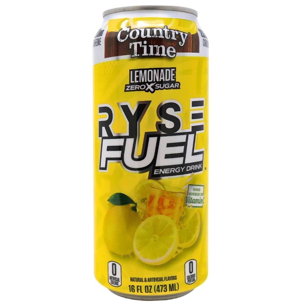 Ryse Energy Drink Country Time Lemonade - 473mL-Ryse Energy Drink-Sugar Free Drinks