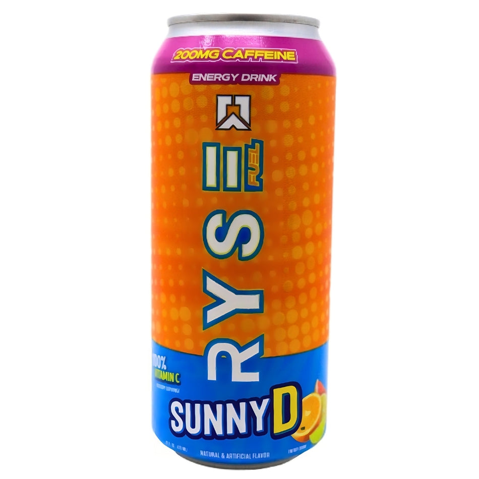 Ryse Energy Drink Sunny D - 473mL-Ryse Energy Drink-Sunny D