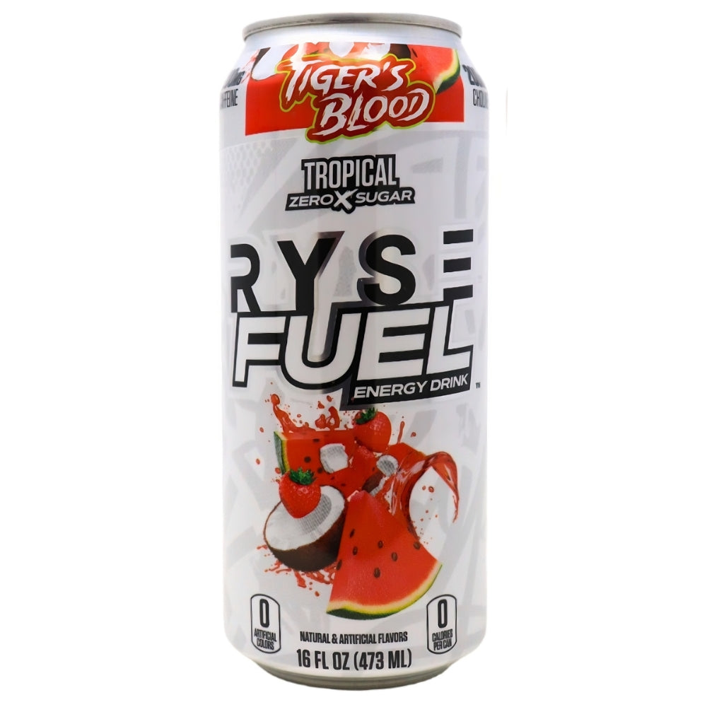 Ryse Energy Drink Rigers Blood - 473mL-Ryse Energy Drink-Tigers Blood Flavor-Best Energy Drink