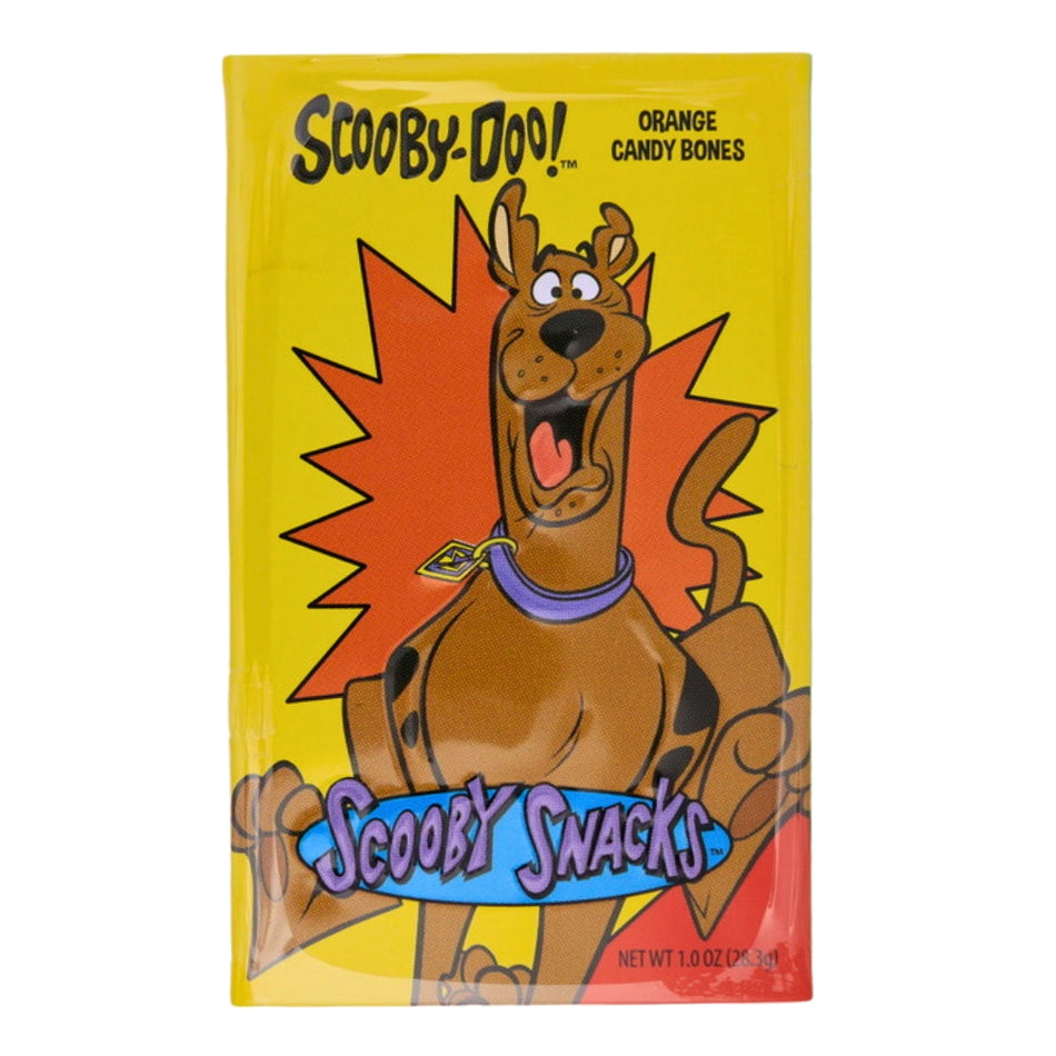 Boston America Scooby Snack Slider Tin - 1oz Bon bon candy  Orange candy 
