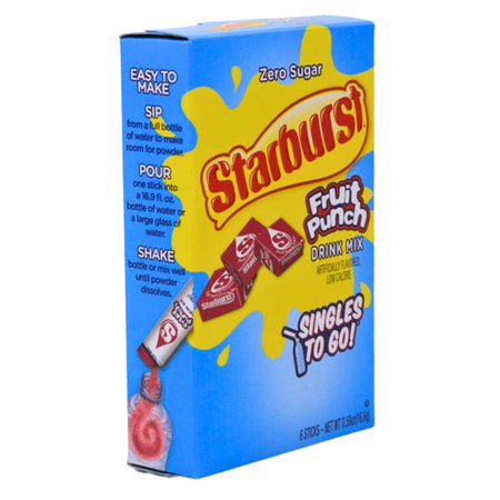 Starburst Singles To Go Drink Mix Fruit Punch-Flavored water-Starburst-fruit punch Starburst
