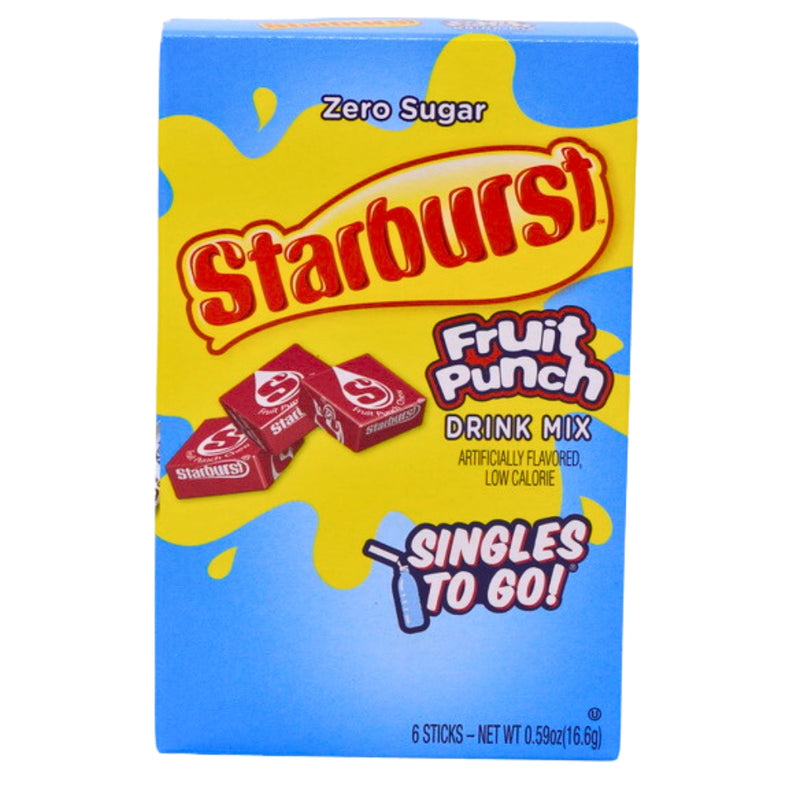 Starburst Singles To Go Drink Mix Fruit Punch-Flavored water-Starburst-fruit punch Starburst