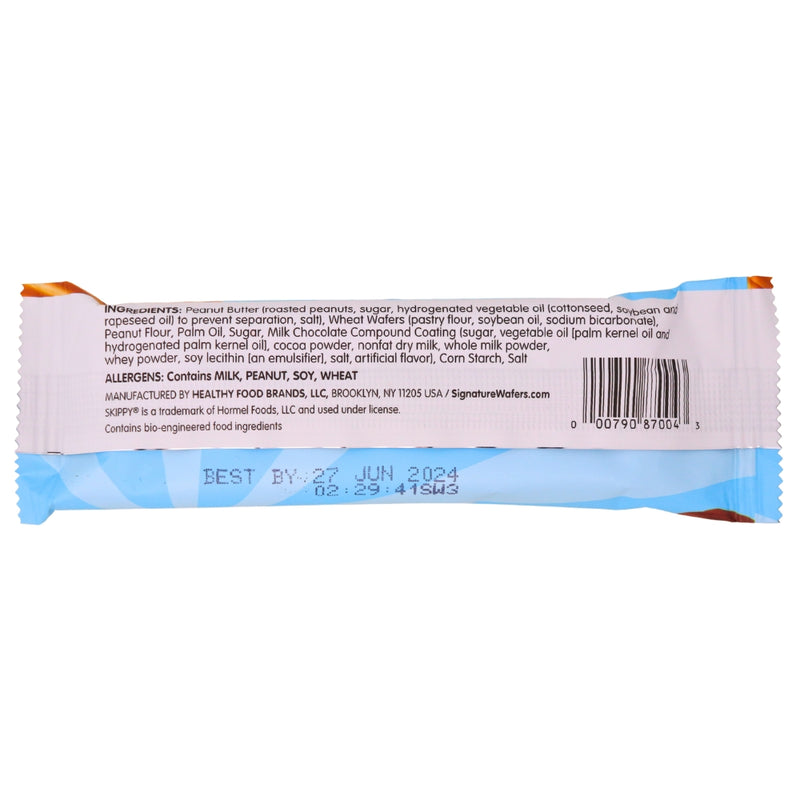 Skippy Creamy Wader Bars - 1.3oz Nutrition Facts Ingredients-skippy wafer bars-peanut butter bars