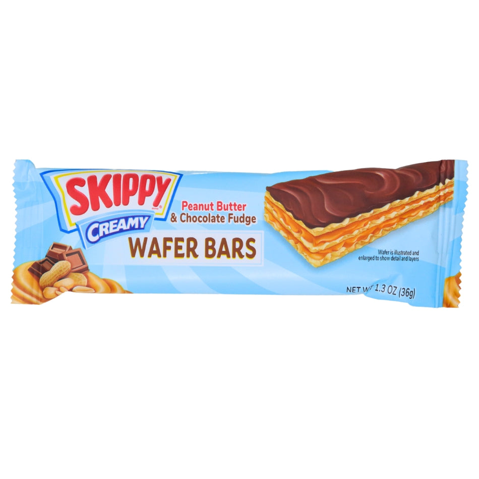 Skippy Creamy Wader Bars - 1.3oz-skippy wafer bars-peanut butter bars