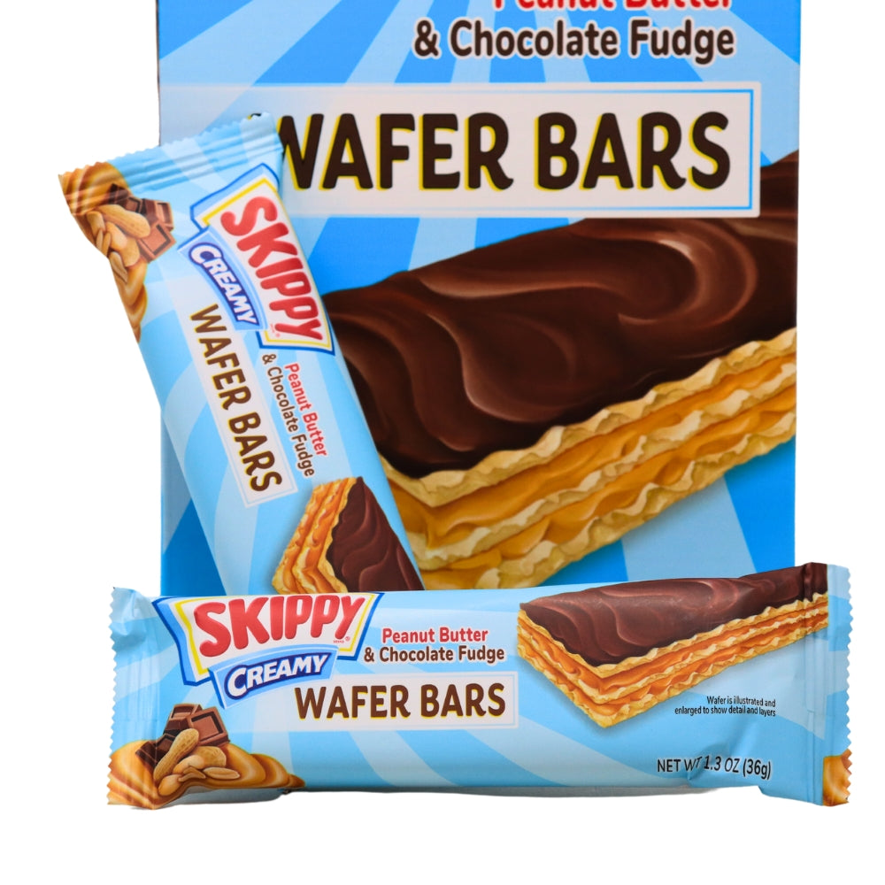 Skippy Creamy Wader Bars - 1.3oz-skippy wafer bars-peanut butter bars