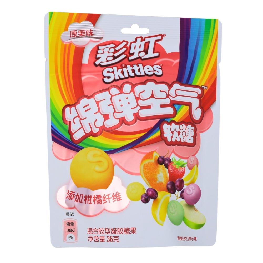 Skittles Cloud Original (China) - 36g -Chinese Candy - Skittles 