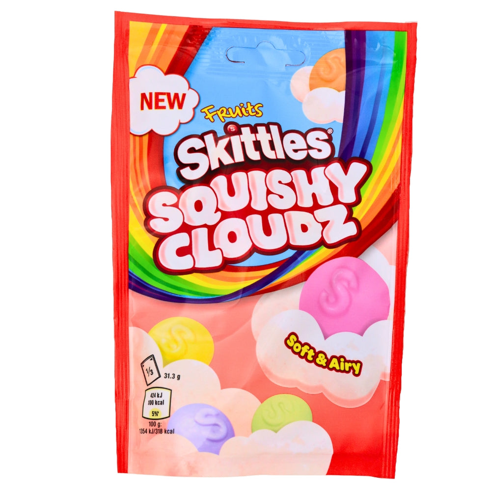 Skittles Fruit Squishy Cloudz - 94g-Skittles-Skittle Gummies