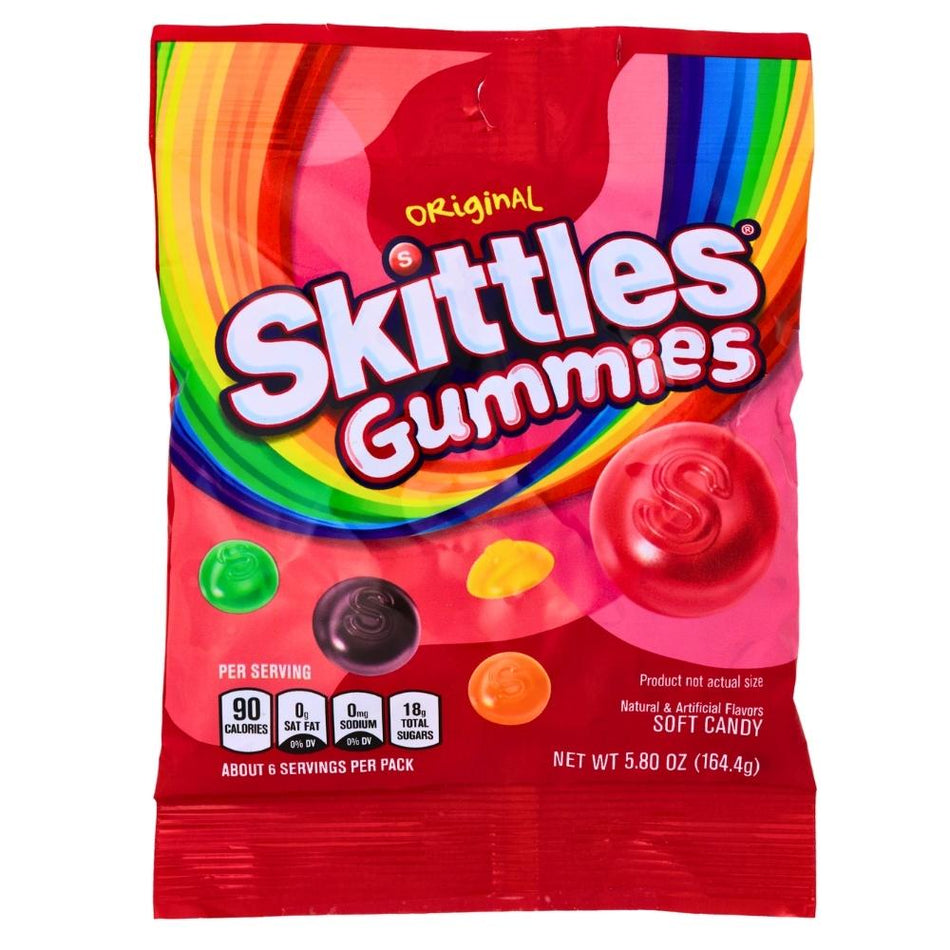 Skittles Gummies Original - 5.8oz, Skittles Gummies Original, Chew the Rainbow, Fruity gummy goodness, Carnival of taste, Mini flavor adventure, Vibrant fruit essence, Burst of fun, Share the joy, Chewy delight, Colorful gummy magic, skittles candy, skittles gummies, skittles smoothies