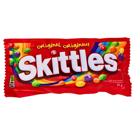 Skittles Original Candies - 61.5g, Skittles, skittles candy, original skittles