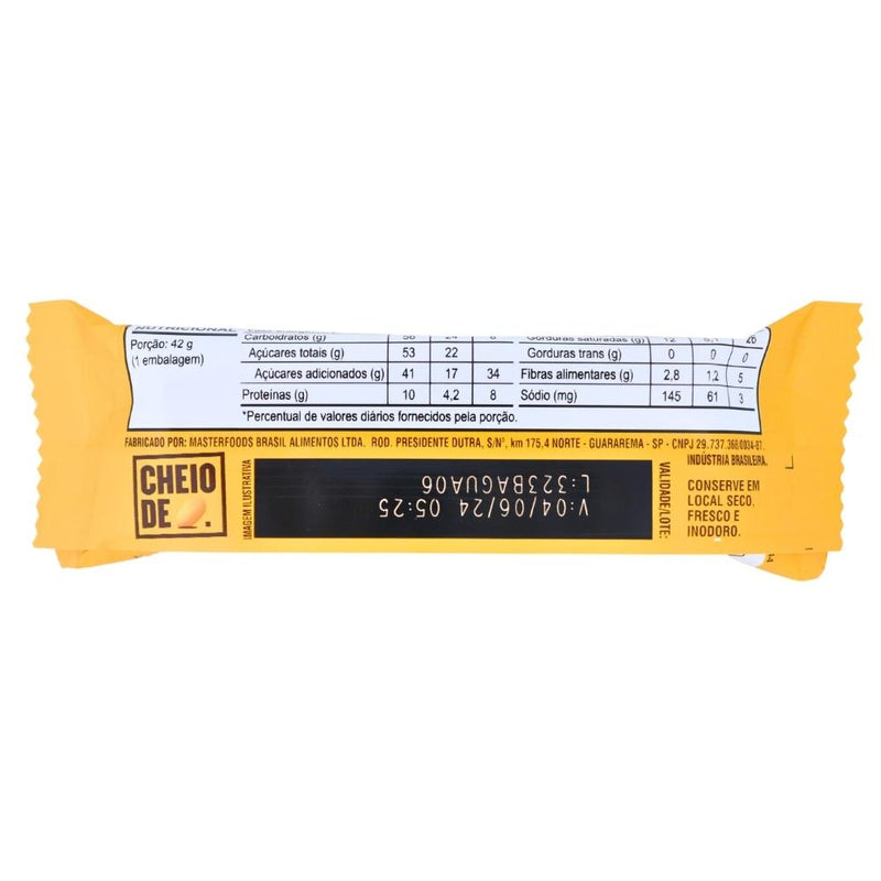 Snickers Peanut Brittle (Brazil) - 42g Nutrition Facts Ingredients