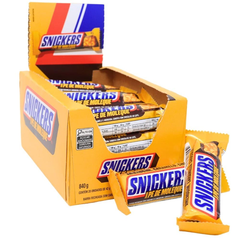 Snickers Peanut Brittle (Brazil) - 42g - Snickers Bar - Chocolate Bar - Brazilian candy