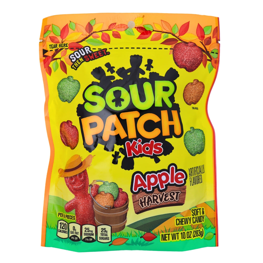 Sour Patch Kids Apple Harvest - 10oz -Sour Patch Kids - Caramel Apple - Candy Apple