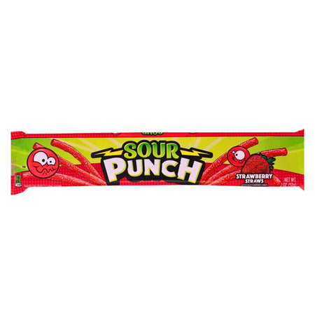Sour Punch Straws Strawberry - 2oz