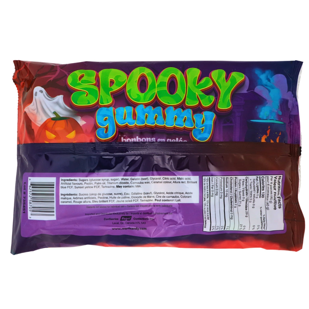 Spooky Gummy - 250g Nutrition Facts Ingredients-Gummies-Gummy Candy-Halloween Candy 