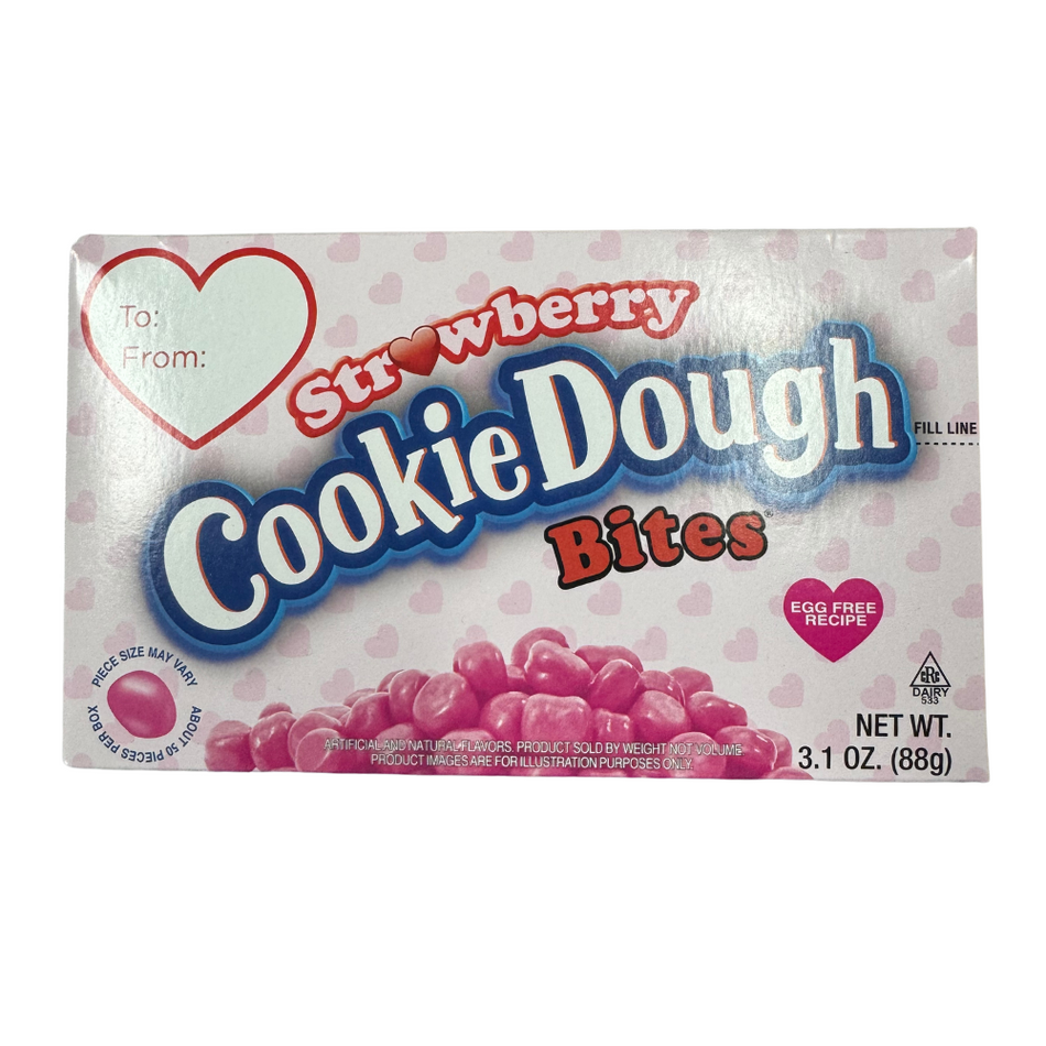 Strawberry Valentine Cookie Dough Bites - 3.1oz