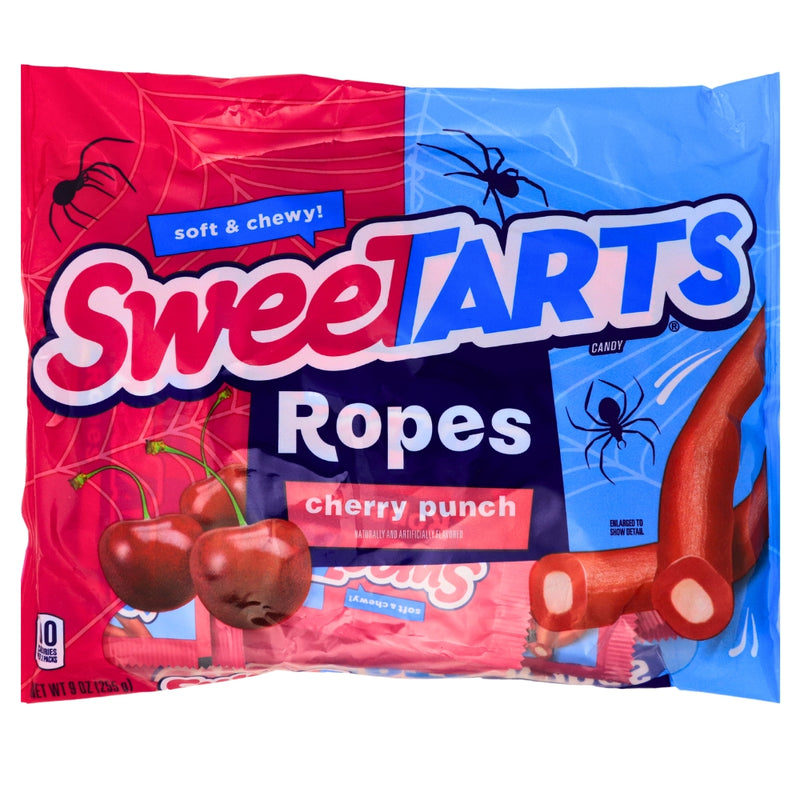 Sweetarts Rope Treats - 9oz-Halloween Candy - Sweetarts-Cherry Candy -Sweet Tarts