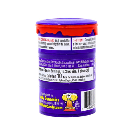 Toxic Waste Sour Candy Drum - 1.7oz Nutrition Facts Ingredients, Toxic Waste Sour Candy Drum, Mouth-puckering adventure, Intensely sour candies, Tangy flavor symphony, Mind-boggling flavors, Rollercoaster of sensations, Sweet and sour balance, toxic waste, toxic waste candy, sour candy