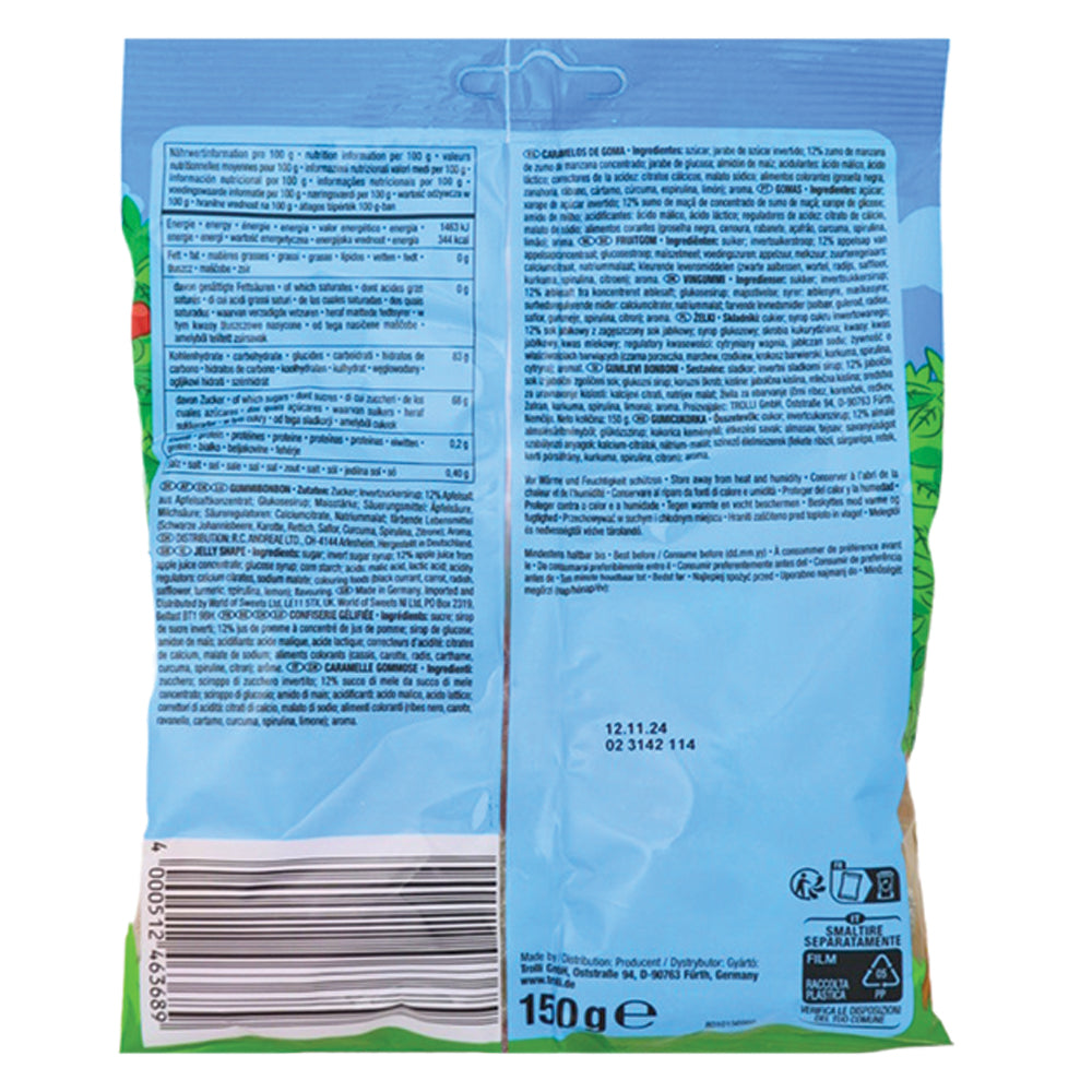 Trolli Apple Garden - 150g (Germany) Nutrition Facts Ingredients -Candy Apple - Gummy Rings