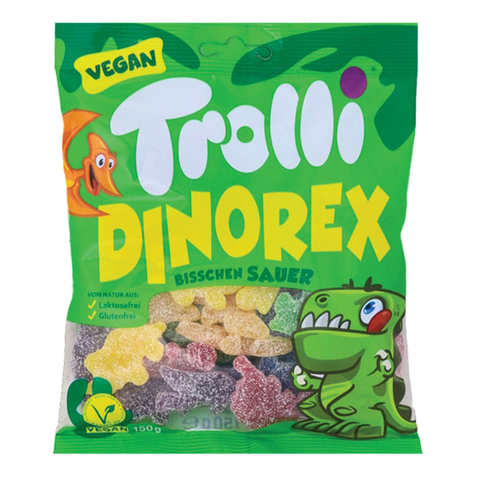Trolli Dino Rex - 150g (Germany) -Dinosaur Gummies 