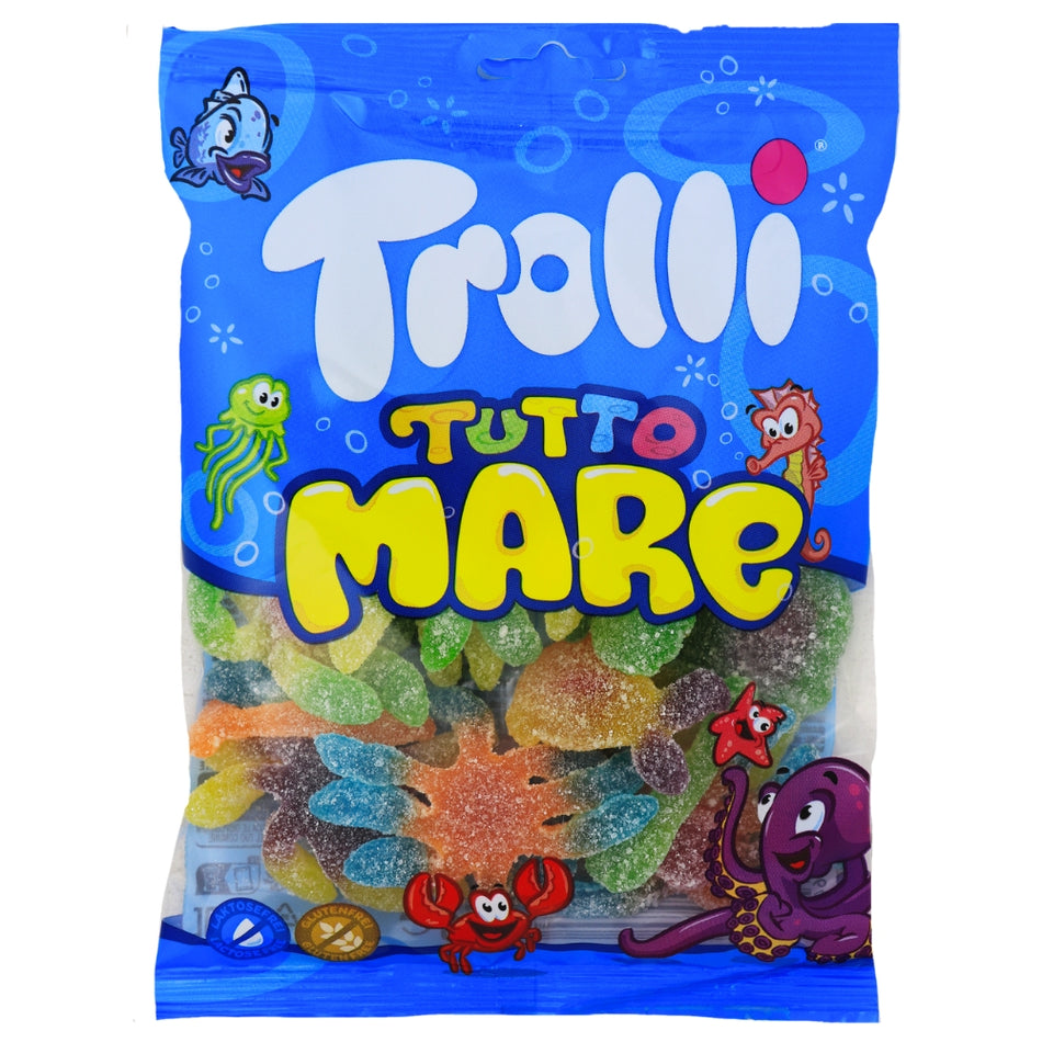 Trolli Tutto Mare - 175g (Italy)-Gummy Octopus - Sour Candy 