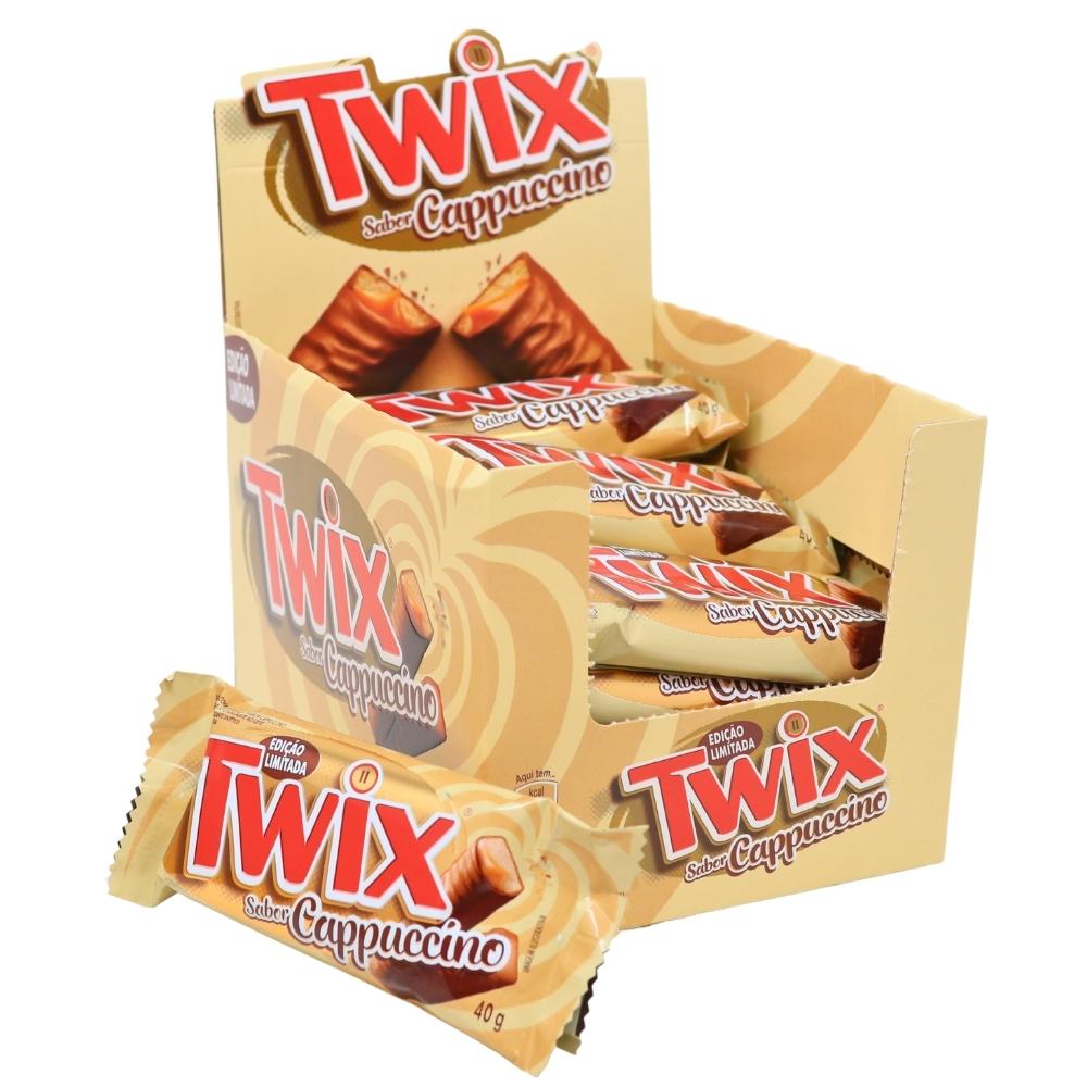 Twix Cappuccino (Brazil) - 40g Nutrition Facts Ingredients -Twix - Chocolate Bar - British Chocolate - Brazilian Candy 