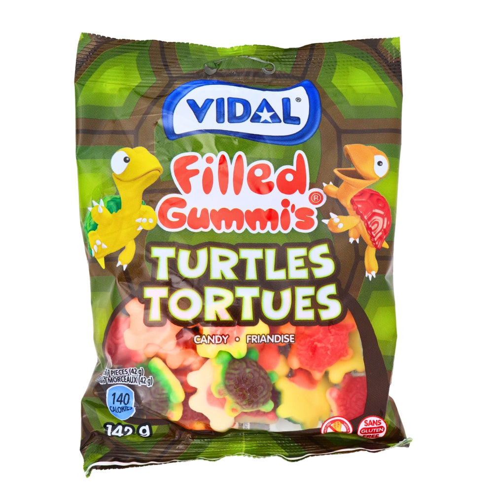 Vidal Turtles Filled Gummies - 142g