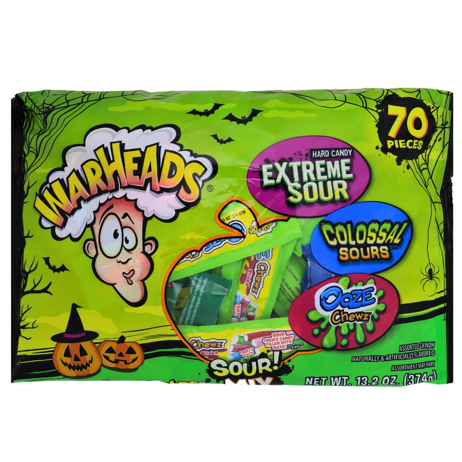 Warheads Mixed Candy 70ct - 16.7oz-Warheads-Sour Candy-Bulk Candy