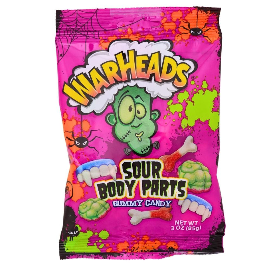 Warheads Gummy Body Parts - 3oz -Warheads - Gummies - Sour Candy