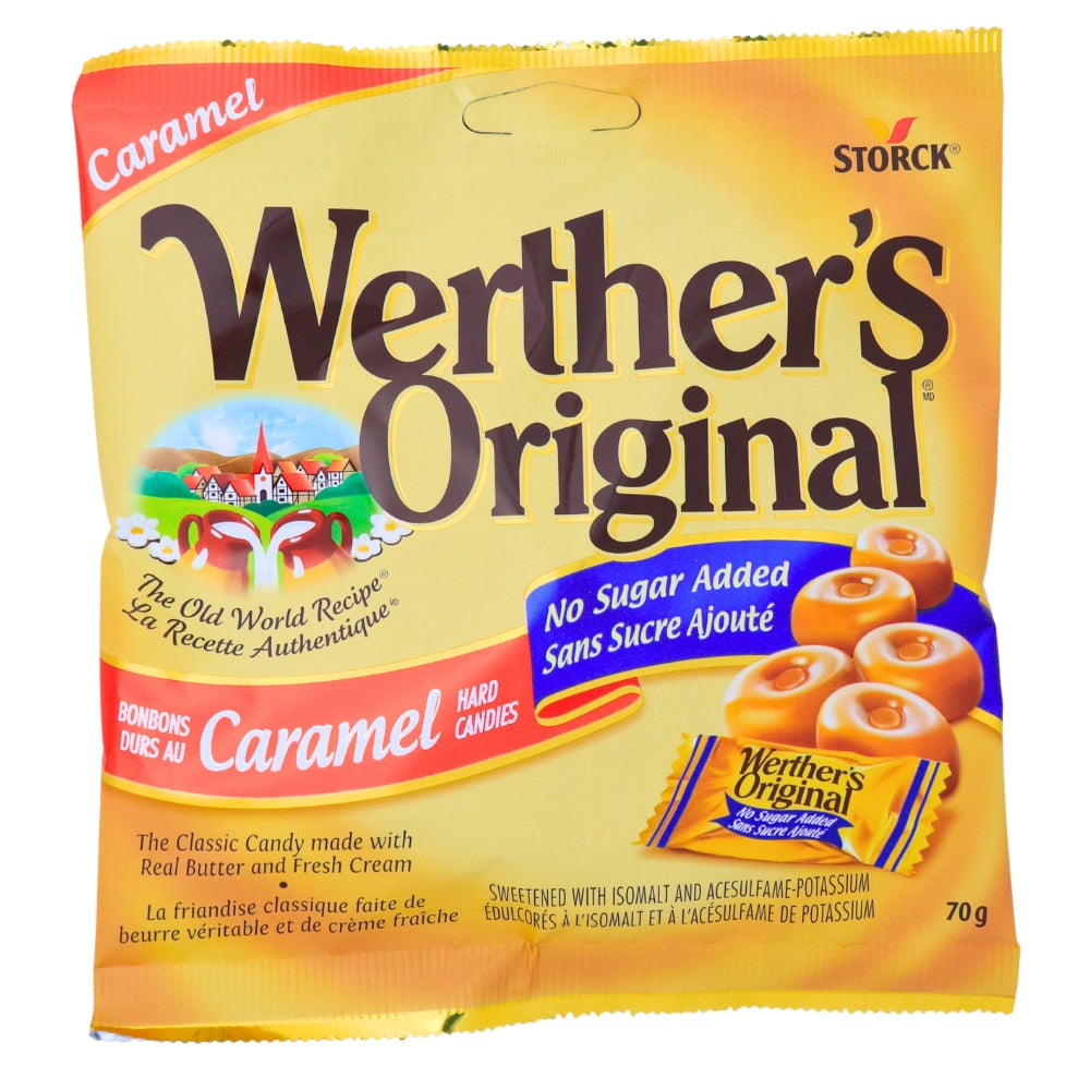 Werther's Original - Caramel Hard Candies No Sugar Added - 70g