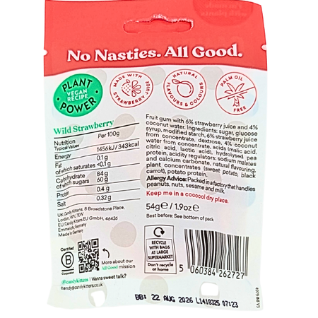 Candy Kittens Wild Strawberry (UK) - 54g