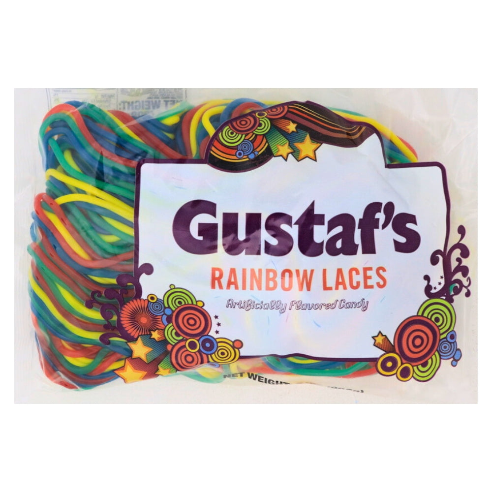 Gustafs Rainbow Laces, Gustaf's Rainbow Laces, candyland journey, vibrant hues, taste buds dance, edible jewelry, sugary magic, enchanting taste experience, vibrant imagination