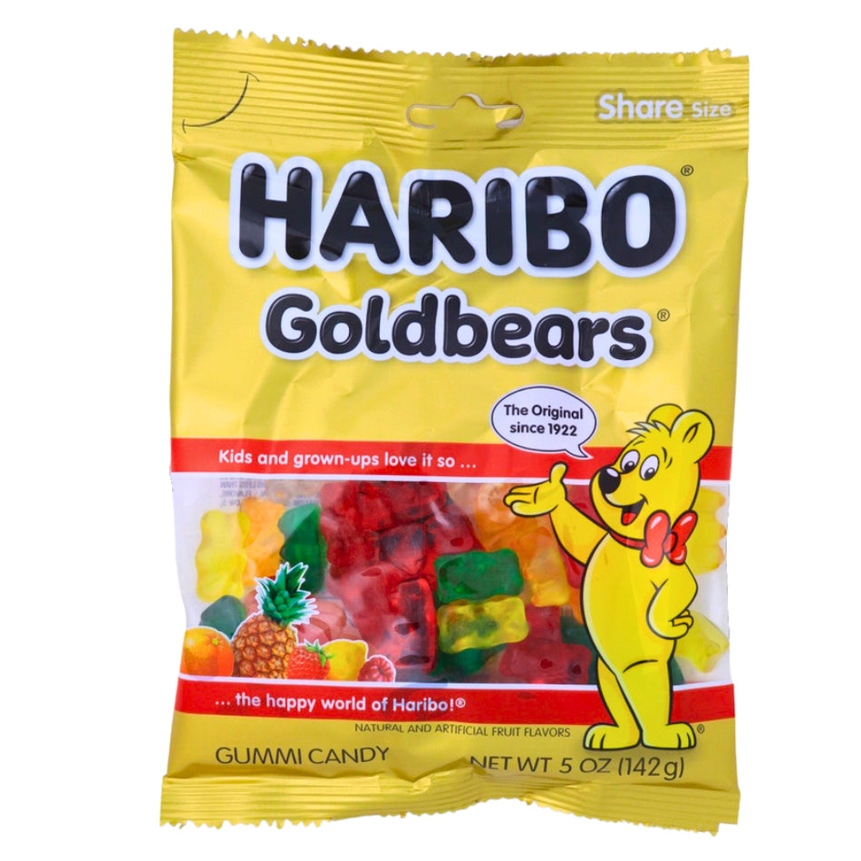 Haribo Gold-Bears Gummi Candy - 5oz, Haribo Gold-Bears Gummi Candy, sweet adventure, whimsical journey, iconic gummy bears, fruity delight, burst of flavors, vibrant colors, candy wonderland, snacking and decorating, timeless treats, gummy adventure