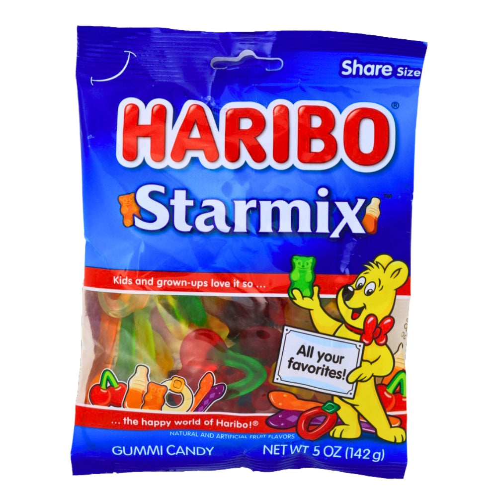 Haribo Starmix - 5oz, Haribo Starmix, Galaxy of Gummy, Gummy Goodies, Constellation of Sweetness, Iconic Gold-Bears, Tiny Taste Adventure, Cosmic Swirl, Fruity Flavors, Fizzy Treats, Out-of-This-World Experience, Interstellar Adventure, Sugary Delight