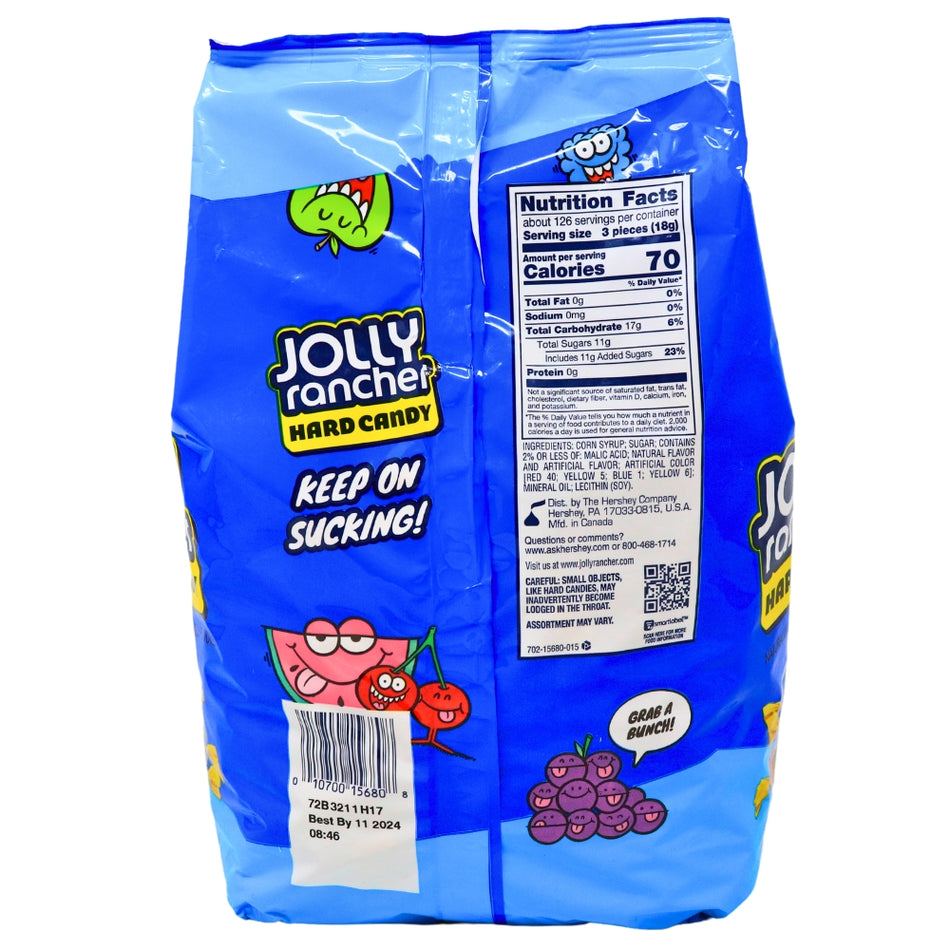 Jolly Rancher Hard Candy - 5lb ingredients nutrition facts, Jolly Rancher Hard Candy, Fruit-Flavored Candy, Tangy Fruit Candies, Flavor Explosion, Assorted Hard Candies, Sweet and Tangy Treats, Candy Carnival, jolly rancher, jolly rancher candy, jolly rancher sour candy, jolly rancher sour, jolly rancher hard candy, hard candies, jolly rancher hard candies, jolly rancher gummies, gummies, jolly rancher gummy, bulk candy
