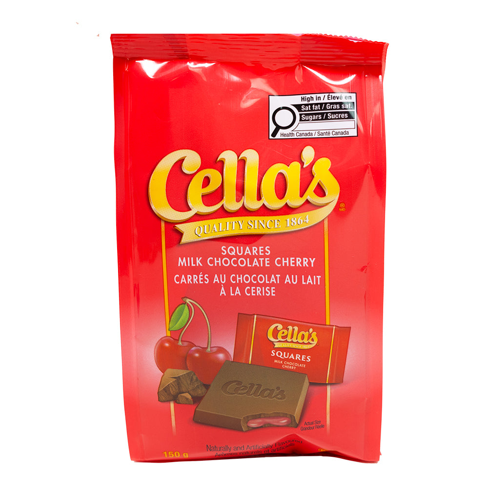 Cella's Milk Chocolate Cherry Squares - 150g | Candy Funhouse – Candy ...