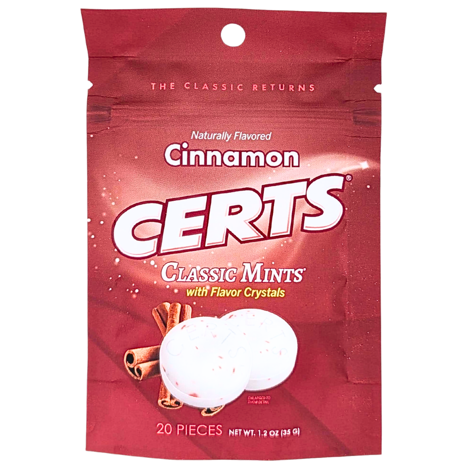 Certs Cinnamon Mints - 34g