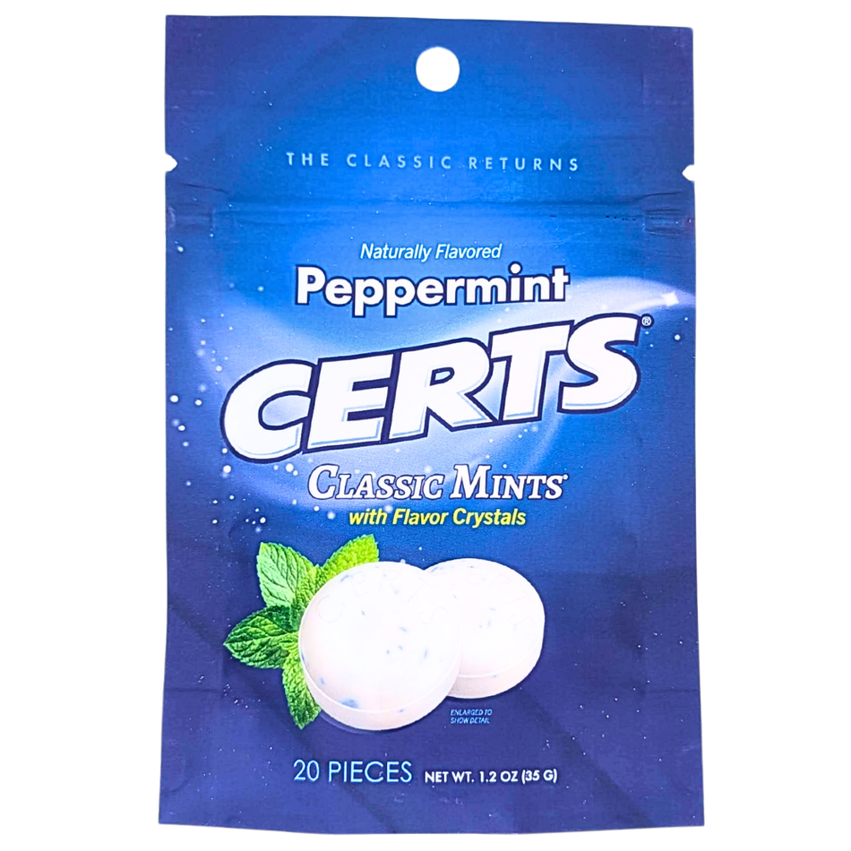 Certs Peppermint Mints - 34g