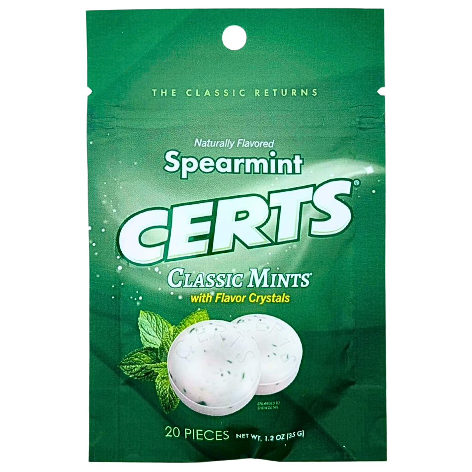 Certs Spearmint Mints - 34g