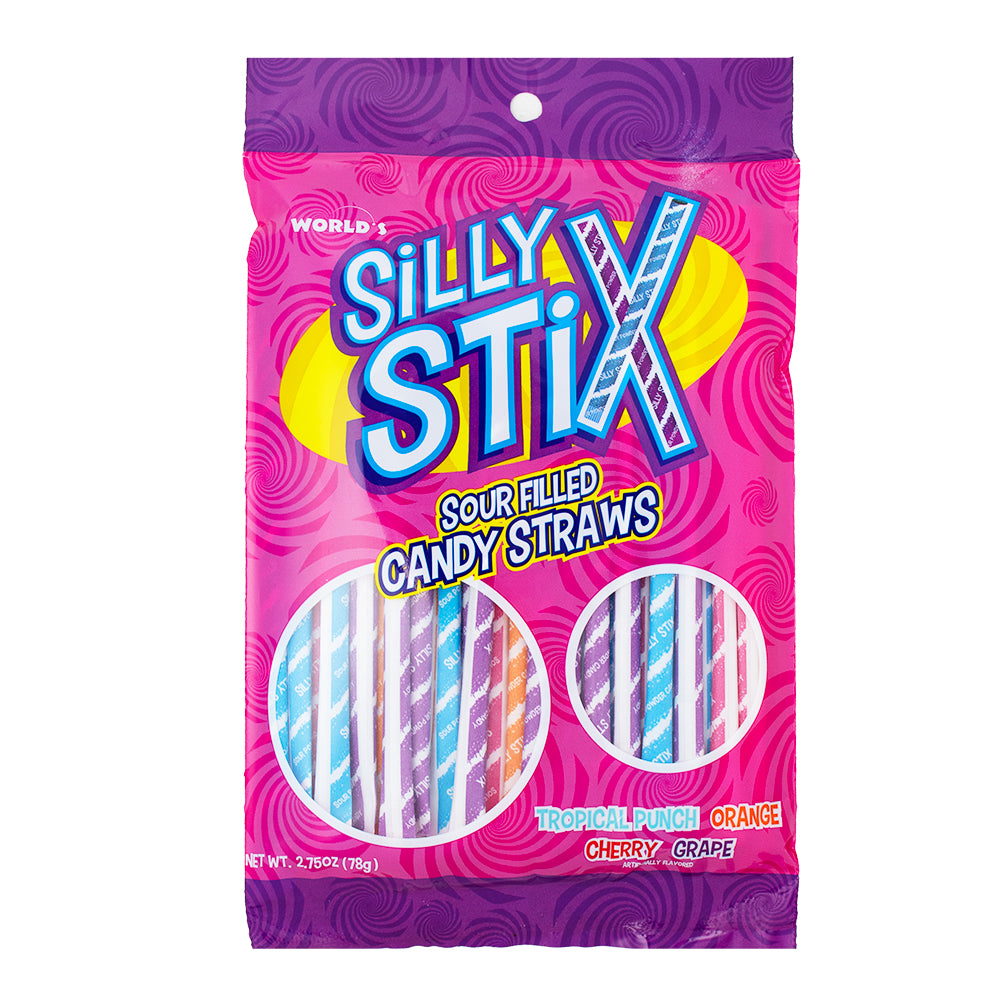 World Silly Stix Straws - 2.75oz - Pixy Stik