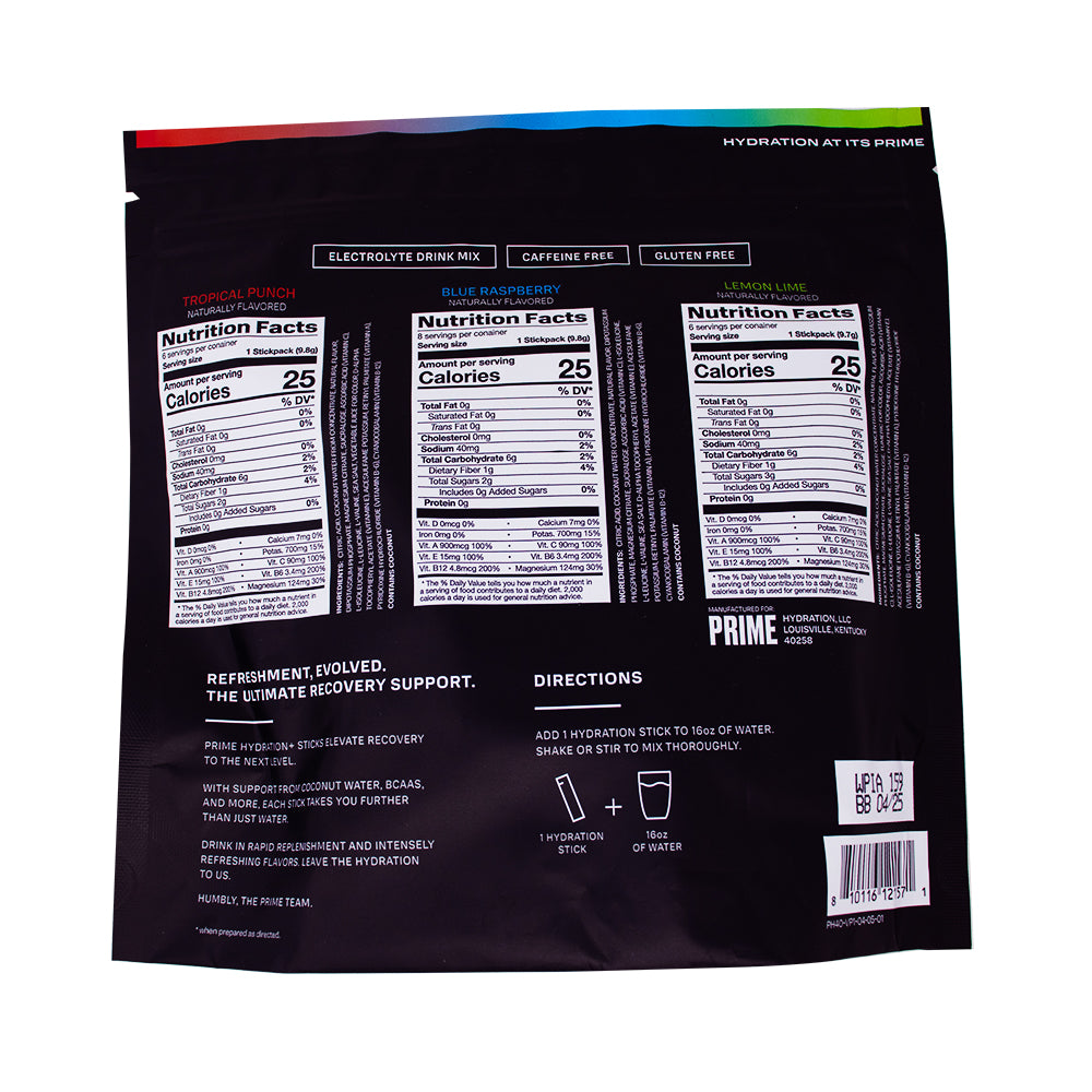 Prim Powder Prime Hydration Powder Sticks 20ct | Candy Funhouse US