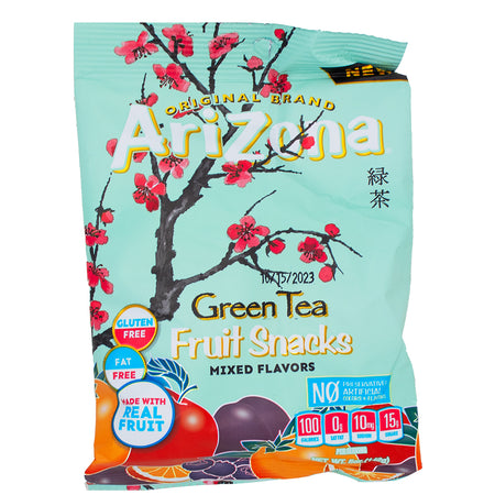 Arizona Green Tea Fruit Snacks - 142g **BB OCT 15/23** Gummies from Arizona Green Tea