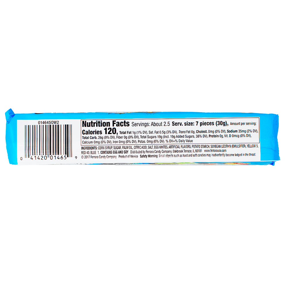  Now And Later - Splits Mixed Fruit Chews Nutrition Facts Ingredients