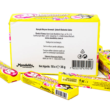 Bubblicious Gum - Ultimate Original Nutrition Facts Ingredients